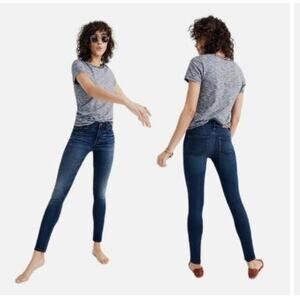 Madewell Women's‎ Blue Denim Roadtripper skinny jeans (27)